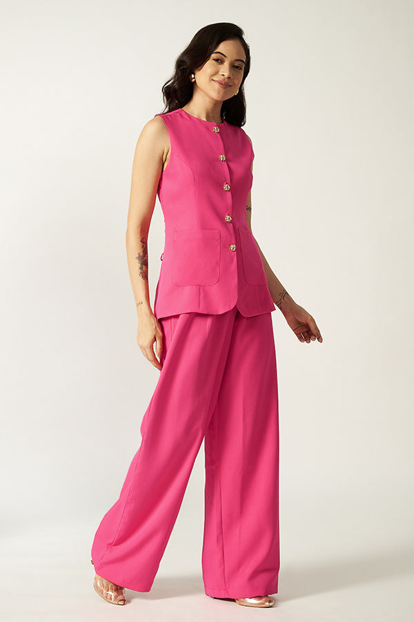 Blush Pink Everyday Viscose Co-ord Set