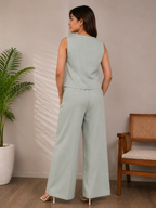 Sage green co-ord set detail