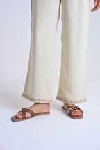 Ivory knotwork embroidered co-ord set