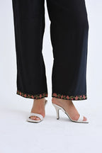 Navy knotwork embroidered co-ord set