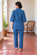 Pathani Co-ord Set - Blue