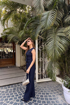 Navy Blue Everyday Viscose Co-ord Set