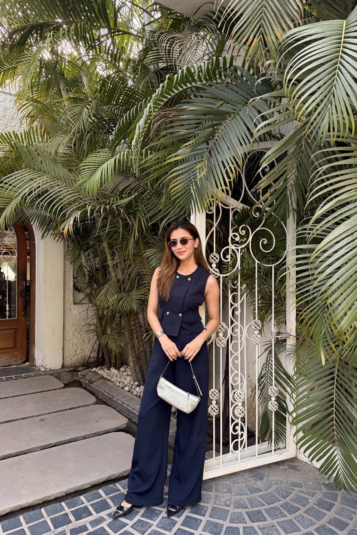 Navy Blue Everyday Viscose Co-ord Set