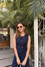 Navy Blue Everyday Viscose Co-ord Set